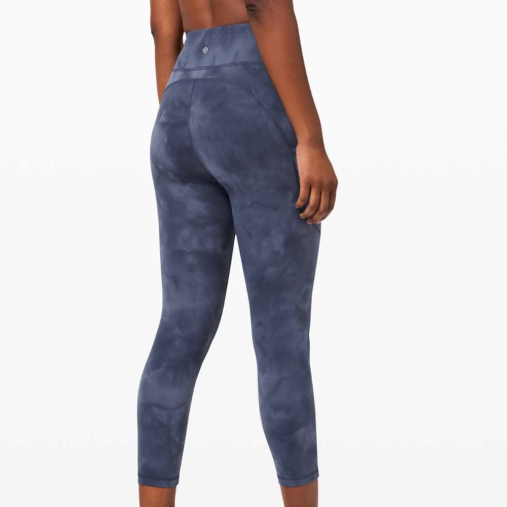 lululemon athletica Blue Tie-Dye High-Rise Leggings